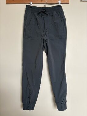 Eddie Bauer Jogger Pants Gray Stretch Lightweight Hiking Travel Women’s Sz 2